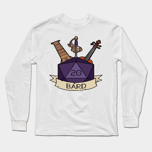 Classes: Bard Long Sleeve T-Shirt by Qwerty